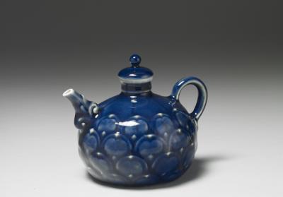 图片[2]-Pot with incised lotus petals decoration in cobalt blue glaze, Ming dynasty, Xuande reign, 1426-1435-China Archive